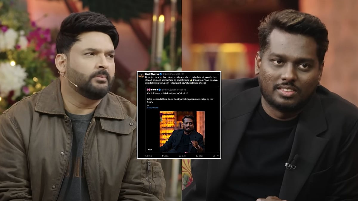 Atlee:` நான் எங்கு? எப்போது? இதில் தோற்றம் குறித்துப் பேசினேன்'-விமர்சனங்களுக்கு கபில் ஷர்மா பதில்