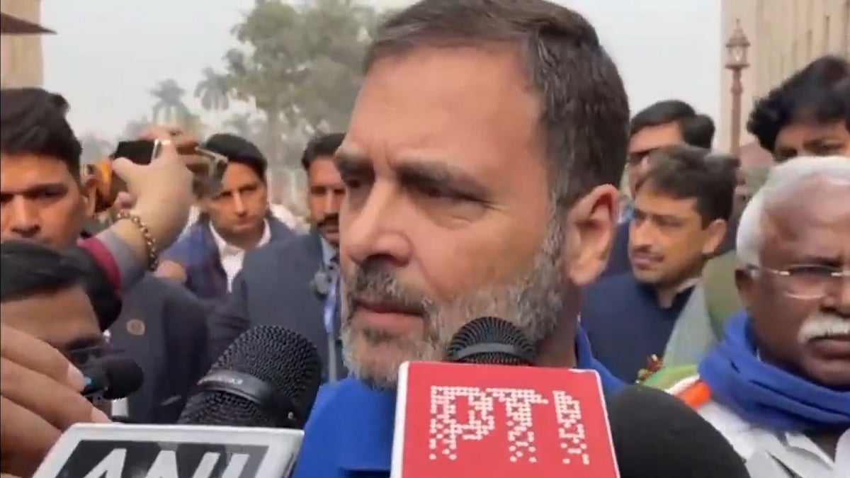 `ராகுல் காந்தி என்னைத் தள்ளிவிட்டார்’ - பாஜக எம்.பி-யின் குற்றச்சாட்டுக்கு ராகுலின் பதில்