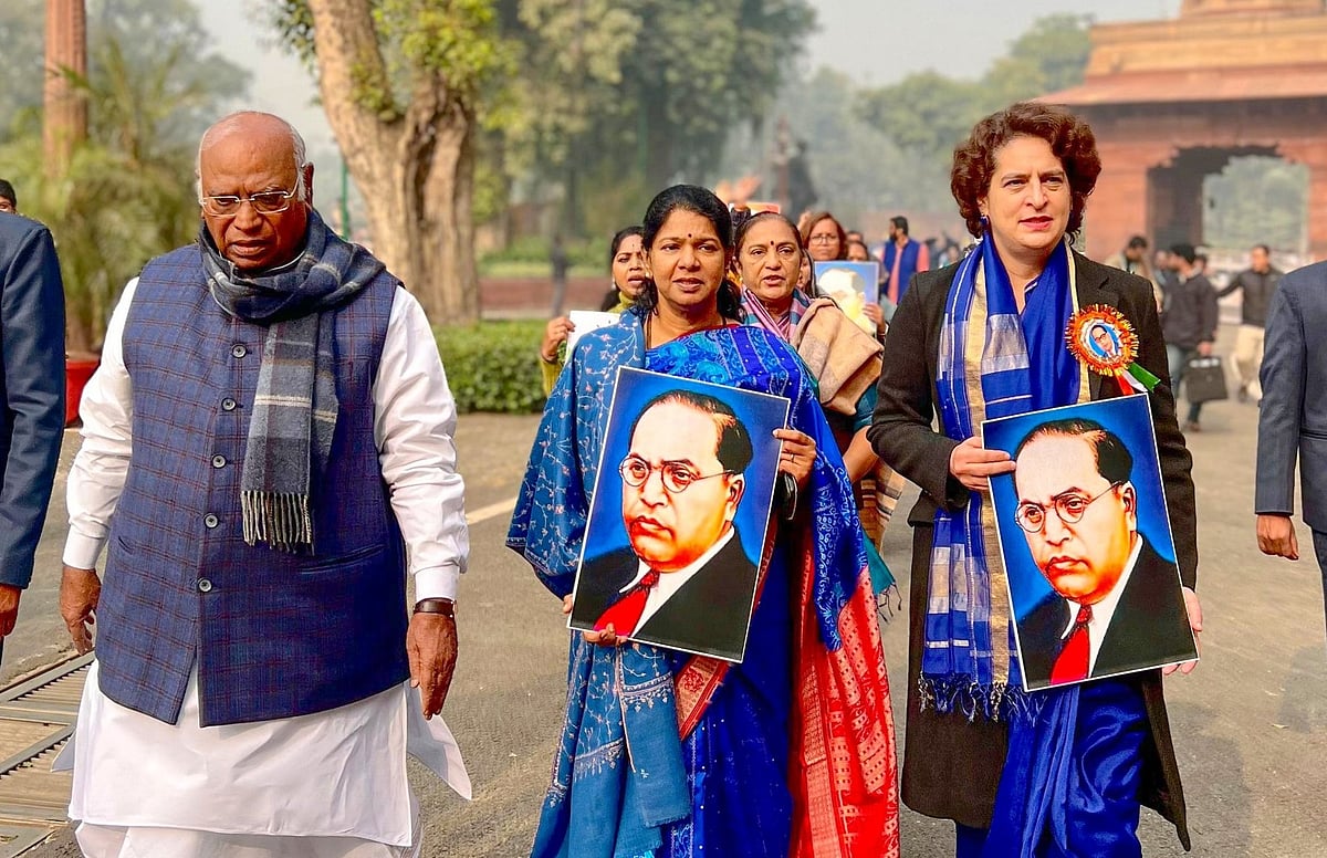 அம்பேத்கர் விவகாரம்: `பொய் வழக்குகள்’ - குற்றம்சாட்டி  போராடும் காங்கிரஸ் - என்ன நடக்கிறது?