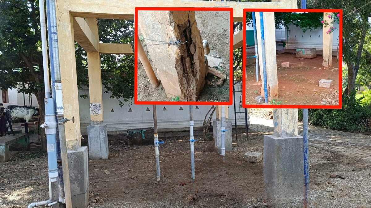 திருப்பத்தூர்: மக்கள் அச்சத்தை கவனப்படுத்திய விகடன்; நீர்த்தேக்கத் தொட்டியைச் சீரமைத்த அதிகாரிகள்!