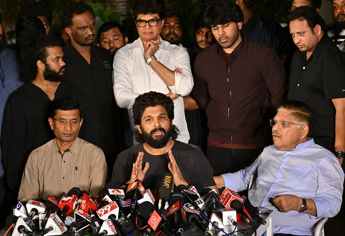 Allu Arjun : நடிகர் அல்லு அர்ஜுன் வீட்டின் மீது கல்வீச்சு... பதற்றம் - வழக்கு பதிவுசெய்த போலீஸ்!