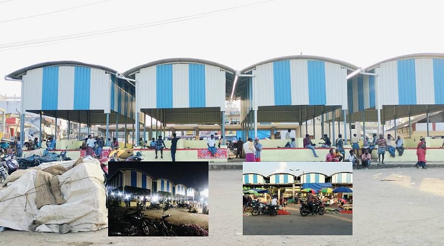 மது அருந்தும் பாரா ஓமலூர் மார்க்கெட் வளாகம்? - சாலையில் தவிக்கும் வியாபாரிகள்; திறக்கப்படுவது எப்போ?