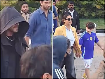 New Year: ஆனந்த் அம்பானியுடன் புத்தாண்டு கொண்டாட்டம்... குடும்பத்துடன் குஜராத் சென்ற ஷாருக்கான்!