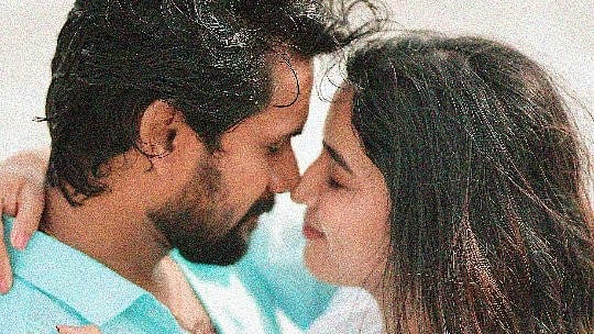 `பாதி நீயே என் பாதி நீயே!' - காதலை அறிவித்த விஜே சங்கீதா - அரவிந்த் சேஜூ!