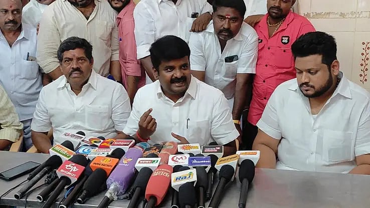 'சட்டத்துறை அமைச்சர் ரகுபதிக்கு `மைக்’ மேனியா’ - சி.விஜயபாஸ்கர் காட்டம்