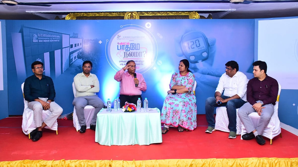 `பாதமே நலமா?' - ஆனந்த விகடன் மற்றும் ஆர்.கே மருத்துவமனை இணைந்து நடத்திய விழிப்புணர்வு கருத்தரங்கம்!