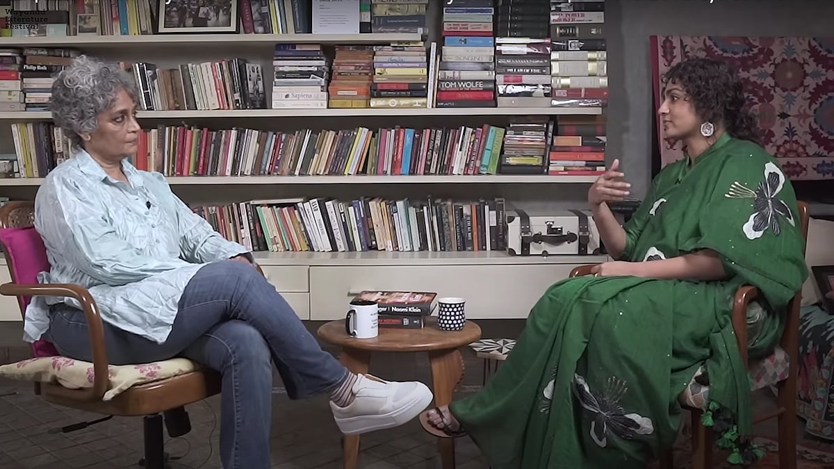 ``பொருளாதார ரீதியாக விடுதலை பெற்றாலும், இன்றும் பெண்கள் ஒடுக்கப்படுகின்றனர்'' -அருந்ததி ராய்