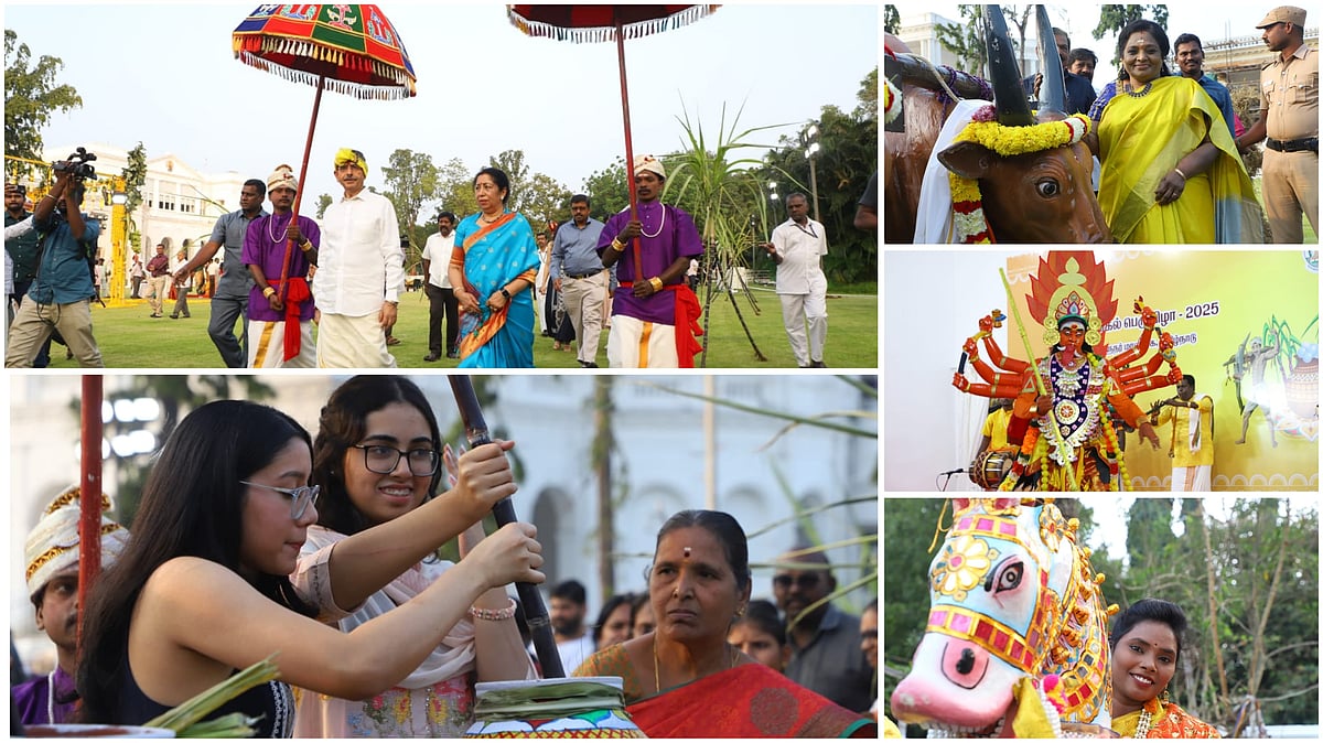 ஆளுநர் மாளிகையில் களைகட்டிய பொங்கல் கொண்டாட்டம்; குடும்பத்துடன் கொண்டாடிய ஆர்.என்.ரவி | Photo Album