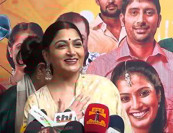 “என் வீட்டுக்காரருக்கு திருஷ்டி சுத்திப் போடணும், கண்ணு வெச்சிடாதீங்க ப்ளீஸ்...”- குஷ்பு நெகிழ்ச்சி 