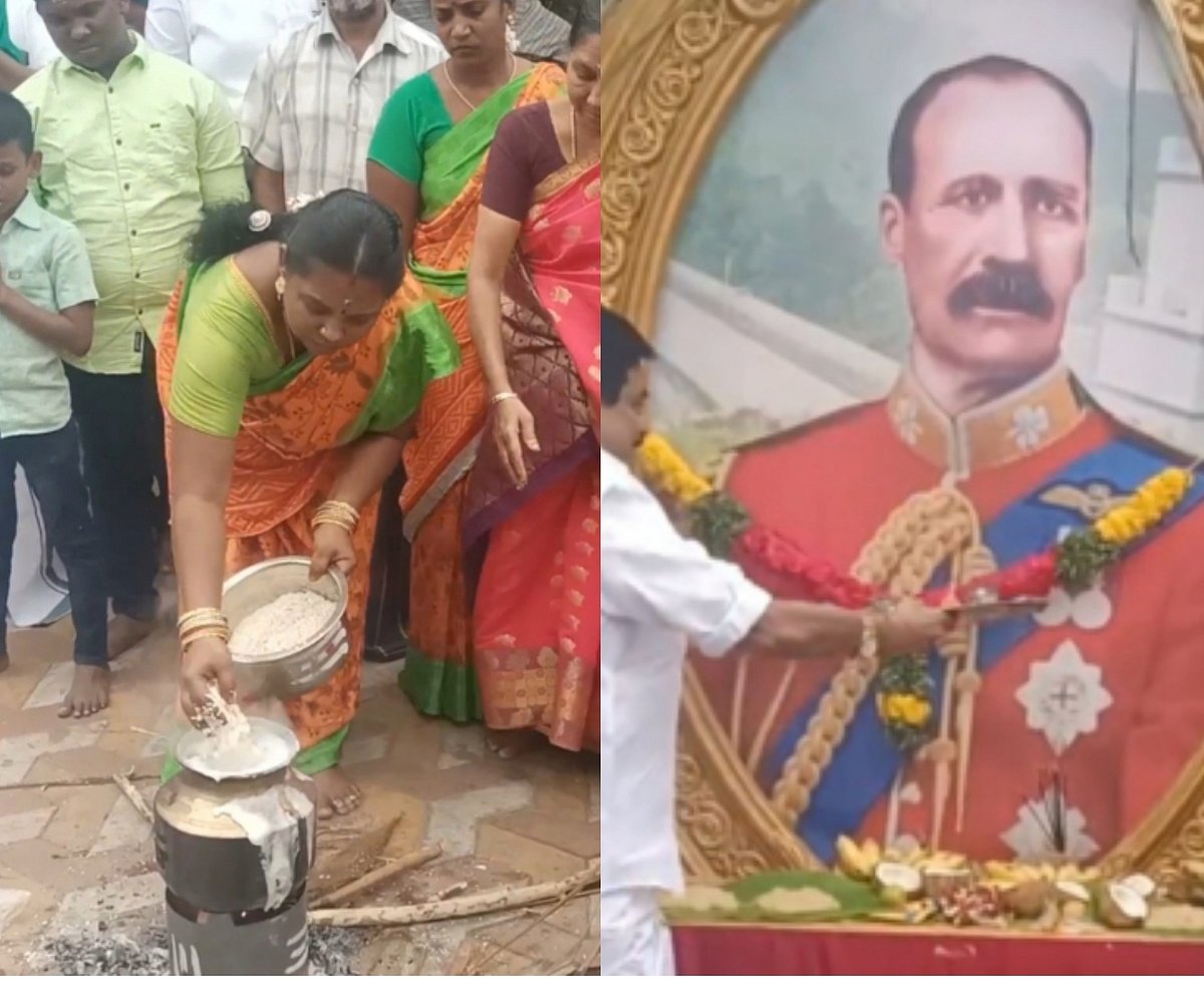 முல்லைப் பெரியாறு அணையை கட்டிய பென்னிகுக் பிறந்தநாள்... பொங்கலிட்டு வழிபட்ட மக்கள்..!