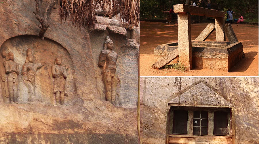மதுரை: திருப்பரங்குன்றத்தில் சமணர் குகை கோவில், சிற்பங்கள், கல்வெட்டுகள்.. `Hidden gem' Photo album