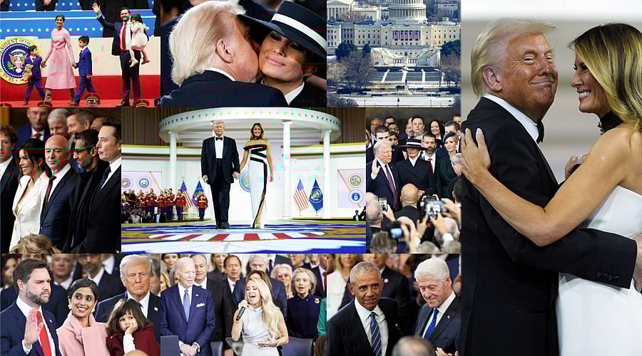 Trump : `மஸ்க் டு சுந்தர் பிச்சை; திரண்டு வந்த VIP-க்கள் - ட்ரம்ப் பதவியேற்பு விழா | போட்டோ ஹைலைட்ஸ்