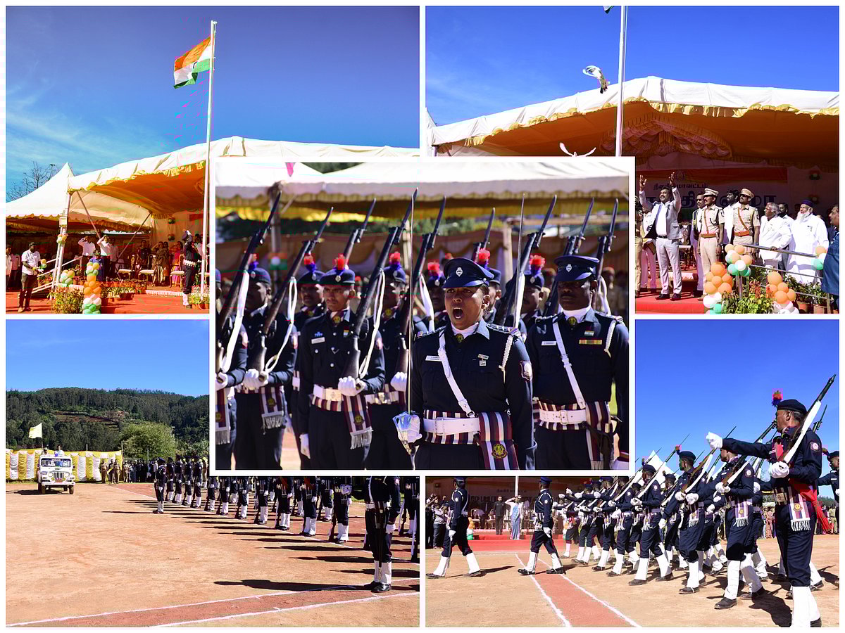 Ooty: பழங்குடிகளின் நடனம்; மாணவிகளின் கலை நிகழ்ச்சிகள்... குடியரசு தின விழா கோலாகலம்.. |Photo Album