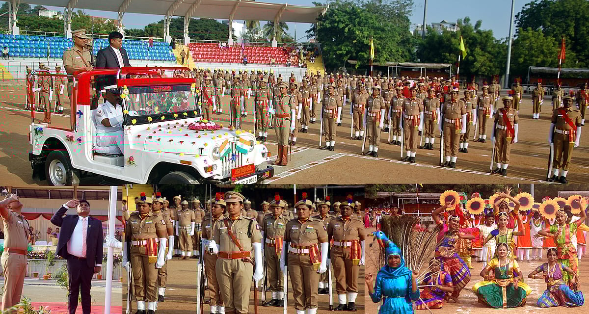 Republic Day: காவல்துறை அணிவகுப்பு; கலை நிகழ்ச்சிகள்... நெல்லையில் குடியரசு தின விழா.. |Photo Album