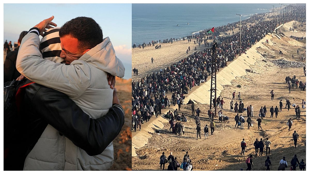 Gaza - Israel: `சேறும், மண்ணும் இருந்தாலே மீண்டும் வீடுகட்டுவோம்’ - காஸாவுக்குத் திரும்பும் மக்கள்