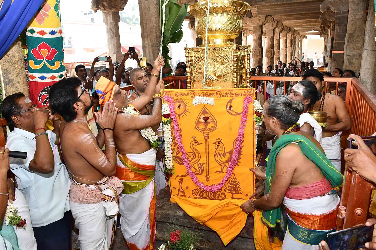 பழநியில் தைப்பூசத் திருவிழா:  கூடிவரும் பக்தர் கூட்டம், பாதை மாற்றம், கட்டண தரிசனம் ரத்து!