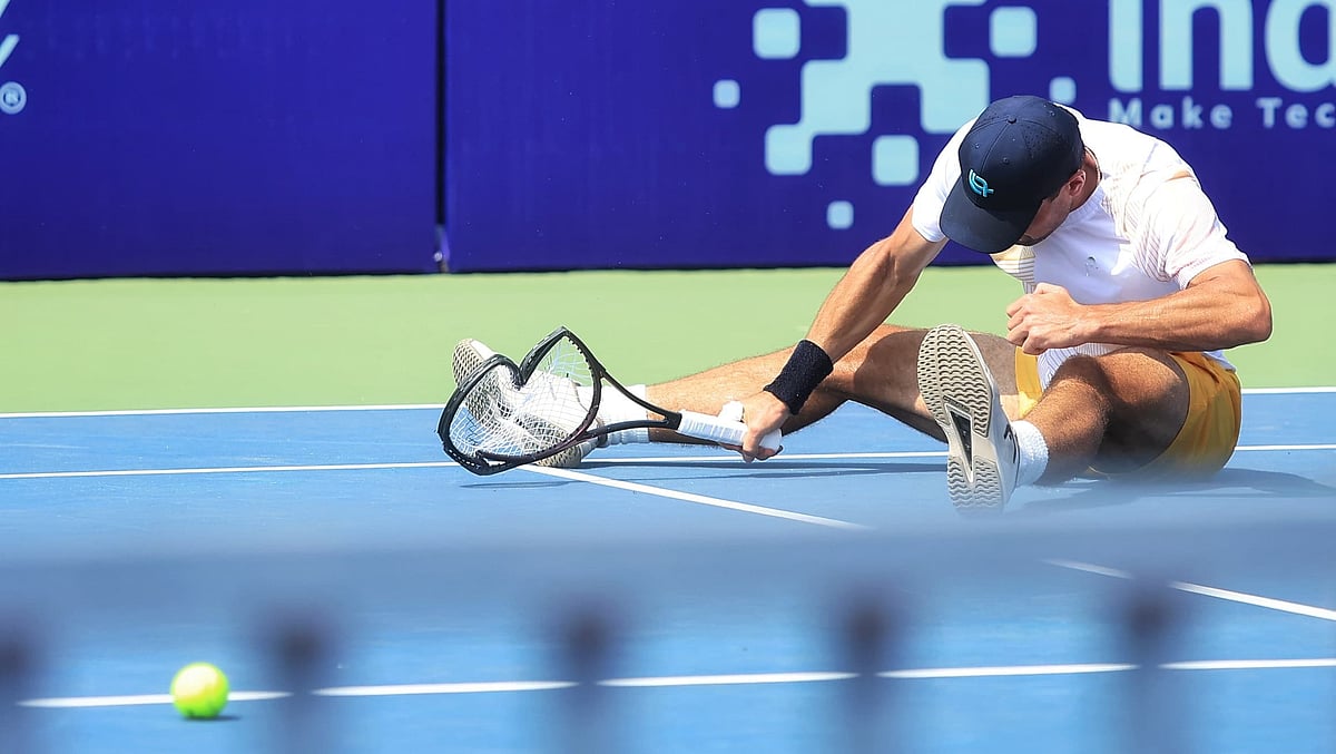 `அனல் பறக்கும் ஆட்டம்' - சென்னை ஓபன் டென்னிஸ் தொடர் ஒற்றையர் போட்டி | Photo Album