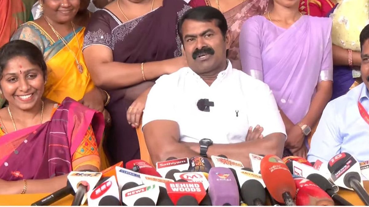 'அந்தப் பெண்ணுக்கு ரூ.50,000 கொடுத்தேன்; சம்மனை கிழிப்பதும் கிழிக்காததும் எங்கள் விருப்பம்'- சீமான் 