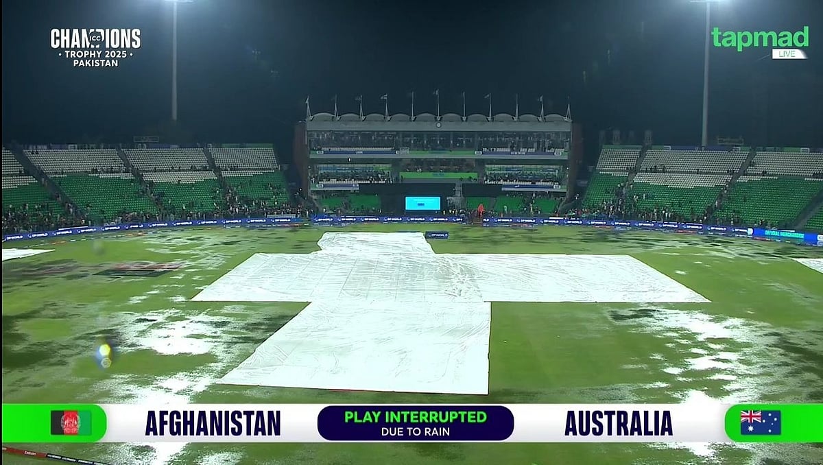 AUS v AFG:  குறுக்கிட்ட மழை... அரையிறுதிக்கு முன்னேறிய ஆஸி; ஆப்கனுக்கு மிஞ்சியிருக்கும் 1% வாய்ப்பு