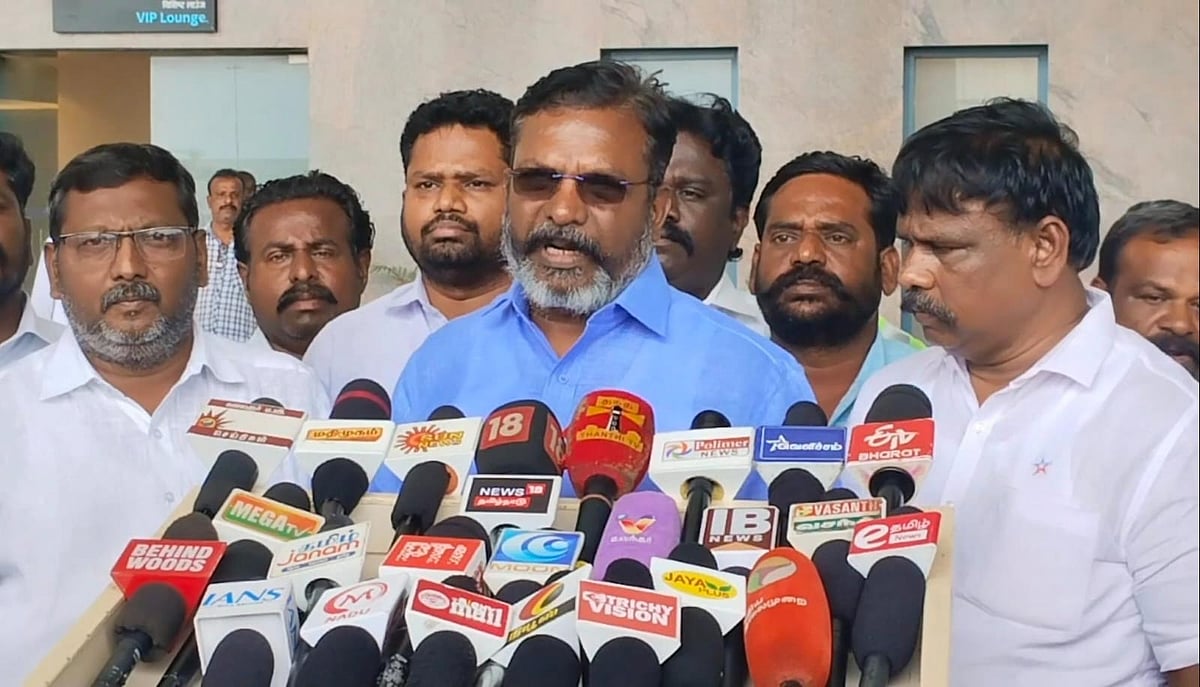 ``தமிழ்நாட்டில் மட்டுமல்ல, எந்த மாநிலத்திலும் இந்தி திணிப்பை ஏற்றுக் கொள்ள முடியாது!” - திருமாவளவன்