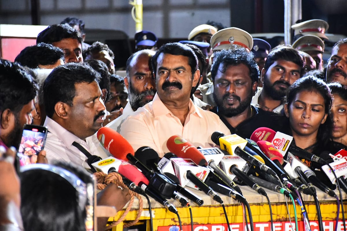 'என்னை பாலியல் குற்றவாளி என்று சொல்ல நீங்க யார்?' - கடுகடுத்த சீமான் 