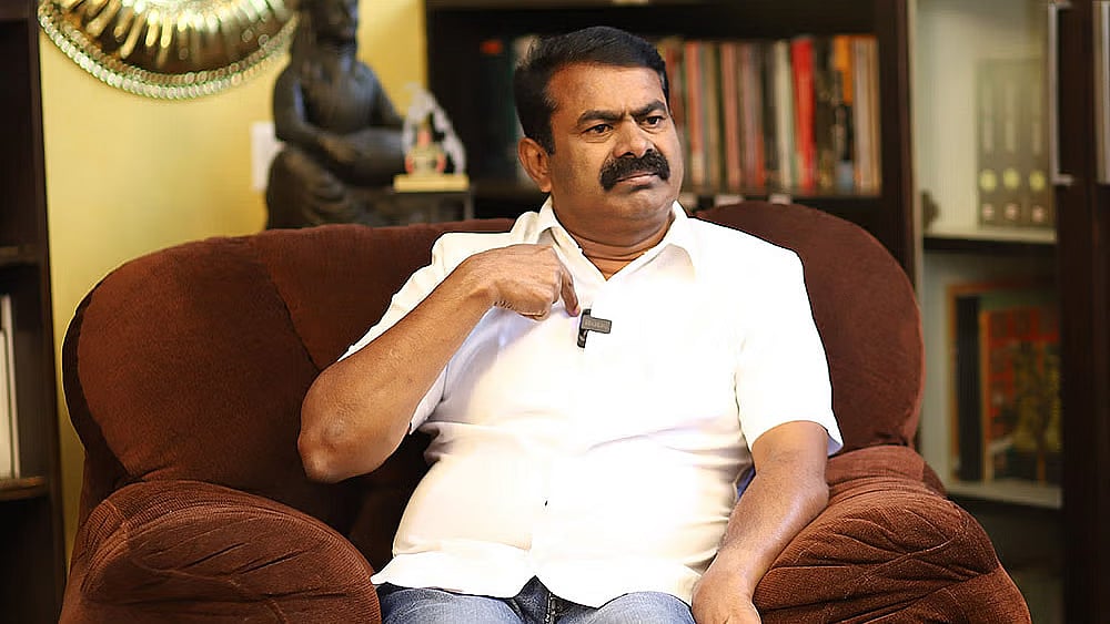 `அந்த வேலைக்குப் என்ன பெயர் சொல்வீர்கள்?’ - நடிகை புகார் குறித்த கேள்வி; சீமான் சொன்ன பதில்