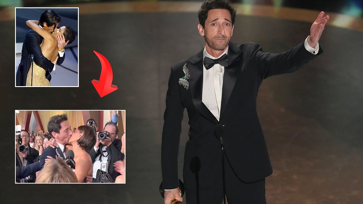 Oscars 2025: `22 வருடங்களுக்குப் பிறகு' - இந்த முத்ததுக்குப் பின்னாடி இப்படி ஒரு கதையா?