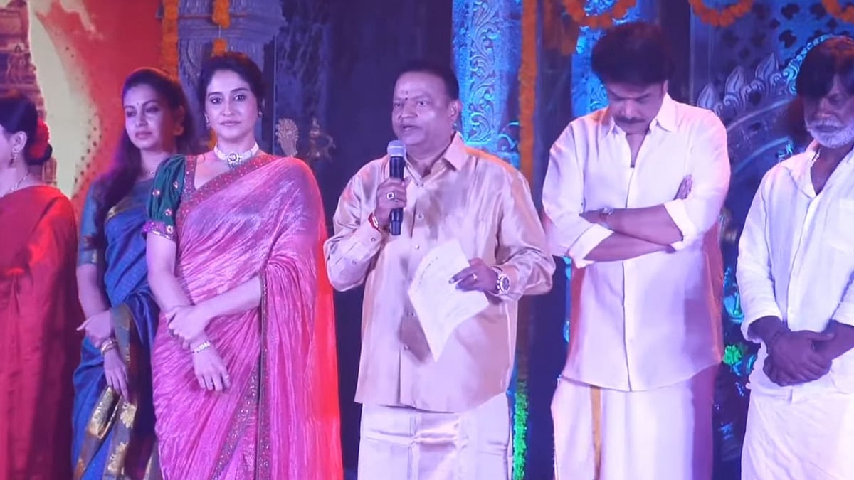 Mookuthi Amman 2: `பட்ஜெட்னு மூணு விரலை காமிச்சாரு; பேன் இந்தியாவாக ஒரு அம்மன் படம்' - ஐசரி கணேஷ்