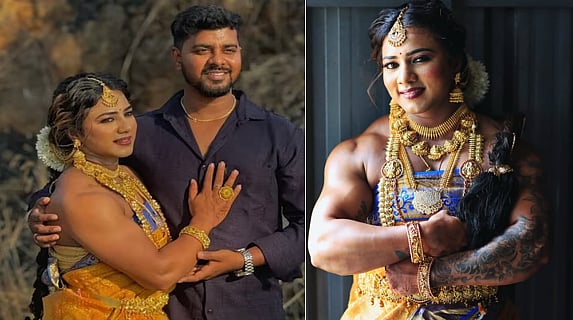 Bodybuilder Bride: மணப்பெண் அலங்காரத்துடன் வந்த  பாடிபில்டர்... யார் இந்த சித்ரா புருஷோத்தமன்?