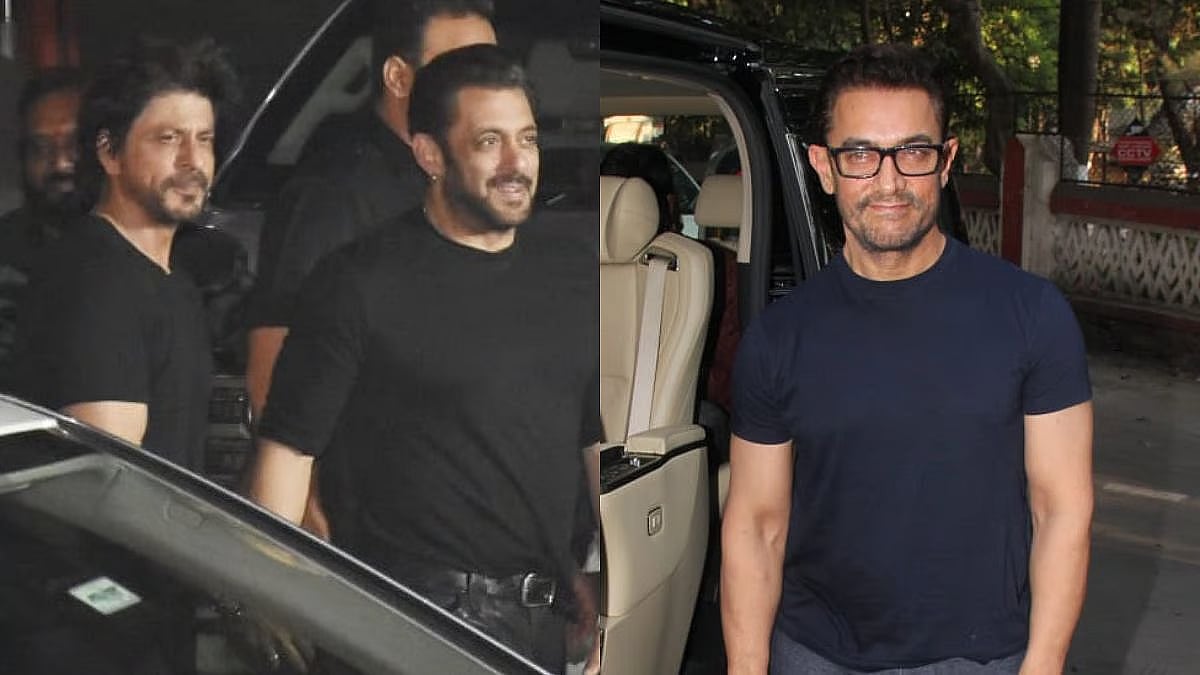 அமீர் கான் வீட்டுக்கு வந்த ஷாருக், சல்மான் - களைகட்டிய 60-வது பிறந்தநாள் பார்ட்டி!