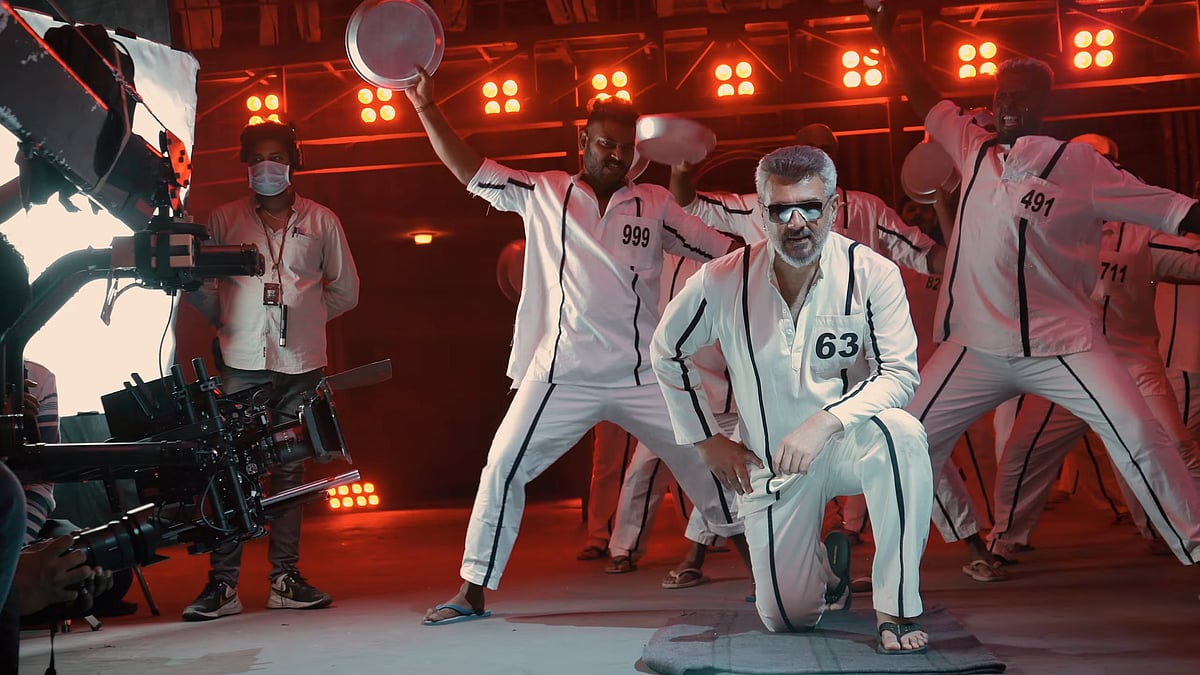 Good Bad Ugly: `இது டீசர் உருவான விதம் மாமே!' - `குட் பேட் அக்லி' டீசர் BTS ஸ்டில்ஸ் | Photo Album