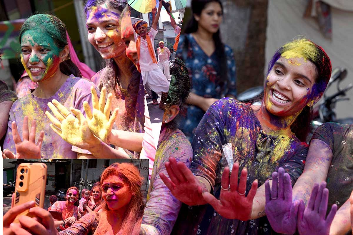 சேலம்: பாரம்பர்ய நடனத்துடன் ஹோலிப்பண்டிகை கொண்டாட்டம்... | Photo Album