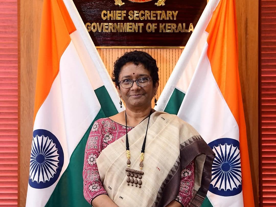 `நான் கறுப்பு, என் கணவர் வெள்ளை என விமர்சித்தனர்'-
ஆதங்கப்பட்ட கேரள தலைமைச் செயலாளர் சாரதா முரளிதரன்