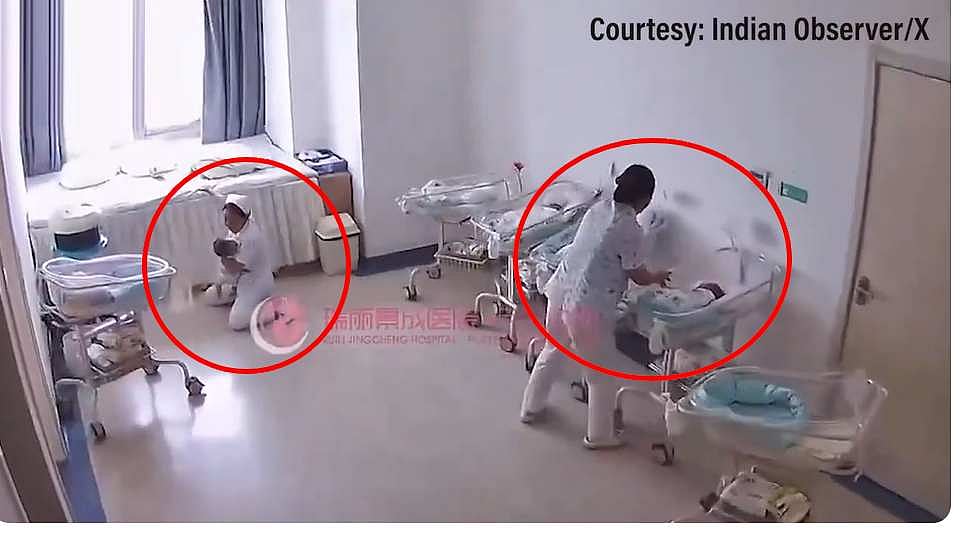 சீனா: குலுங்கிய மருத்துவமனை; மாரோடு அணைத்து குழந்தைகளை காத்த செவிலியர்கள்.. நெகிழ்ச்சி சம்பவம்!