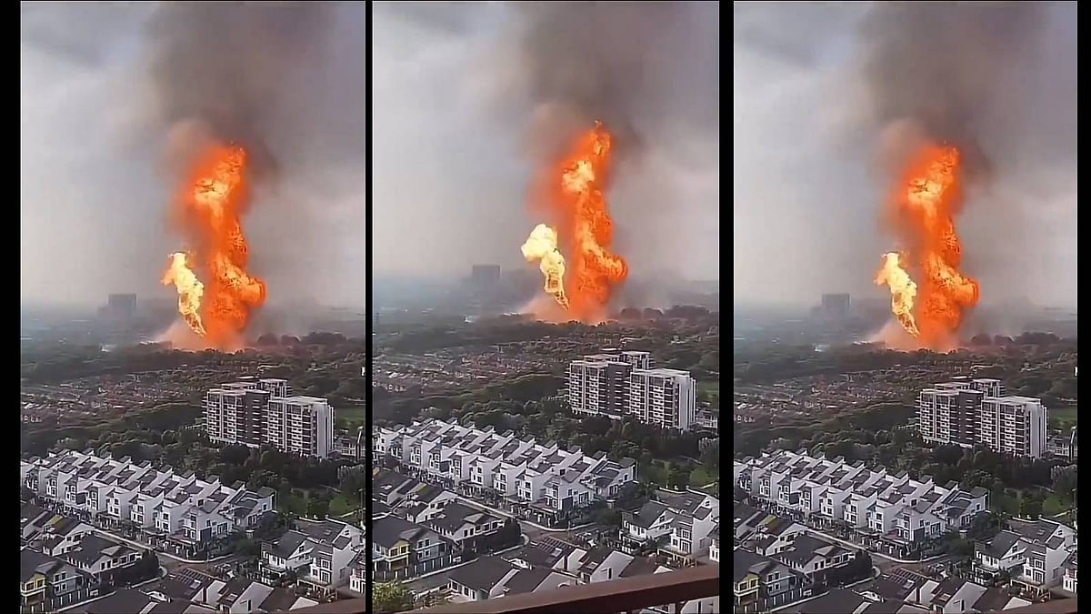 Malaysia Fire Accident : மலேசியாவில் எரிவாயு குழாய் வெடித்து பெரும் தீ விபத்து | Shocking Video