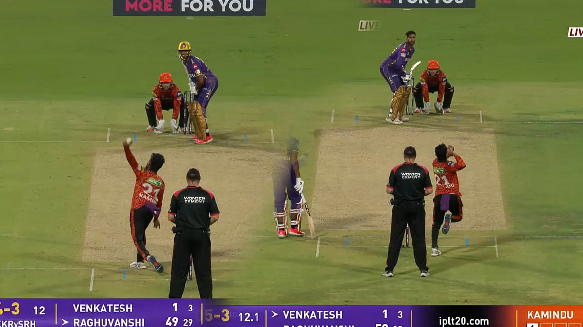 Kamindu Mendis : வலதுகை, இடதுகை இரண்டிலும் பந்துவீச்சு - கலக்கிய கமிந்து மெண்டீஸ்