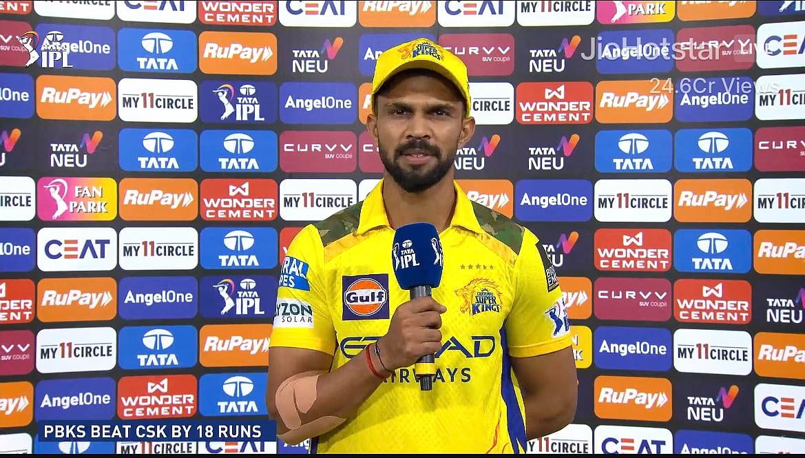 CSK : `கான்வேயை வெளியே அனுப்பியது ஏன்?' - தோல்விக்குக் காரணம் சொல்லும் ருத்துராஜ்