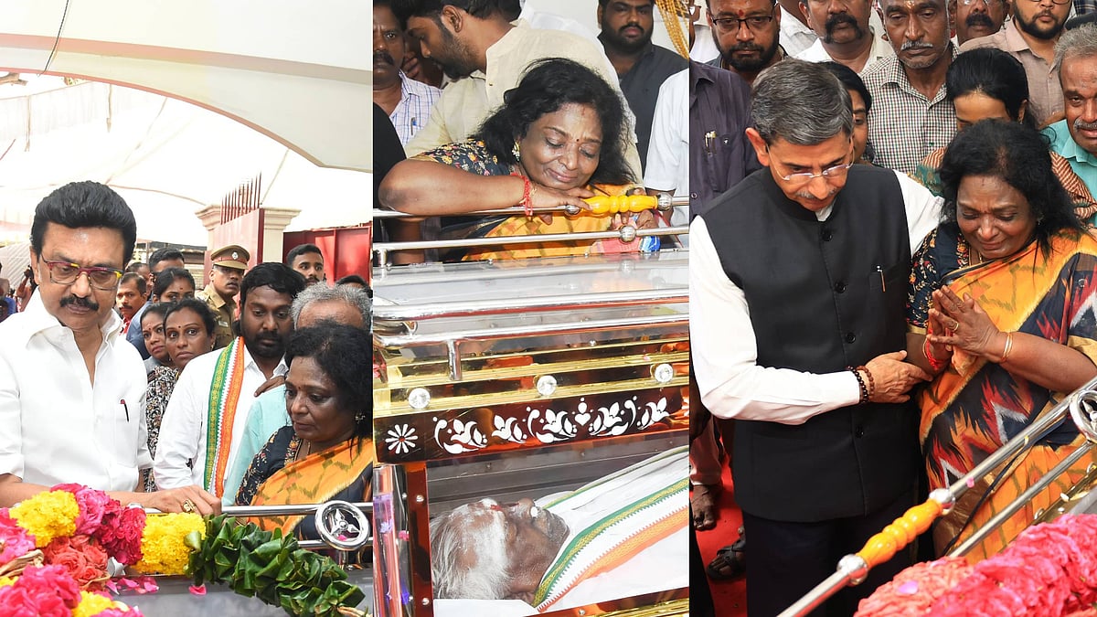 குமரி அனந்தன் மறைவு: முதல்வர் ஸ்டாலின், வைகோ, திருமாவளவன், ஆளுநர் ரவி அஞ்சலி | Photo Album