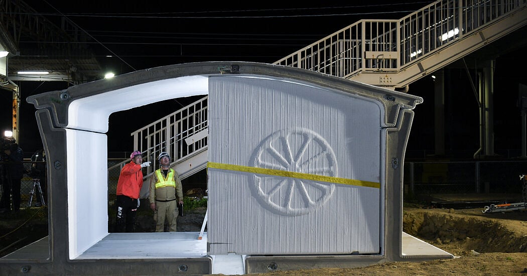 Japan: 6 மணி நேரத்தில் கட்டி முடிக்கப்பட்ட 3D பிரிண்டிட் ரயில் நிலையம்.. எப்படி தெரியுமா? 