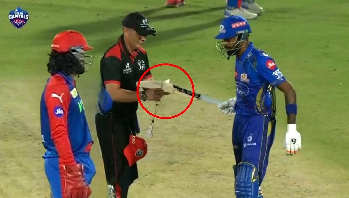 IPL 2025: 'திடீரென ஹர்திக்கின் பேட்டை பரிசோதித்த நடுவர்!' - காரணம் என்ன?