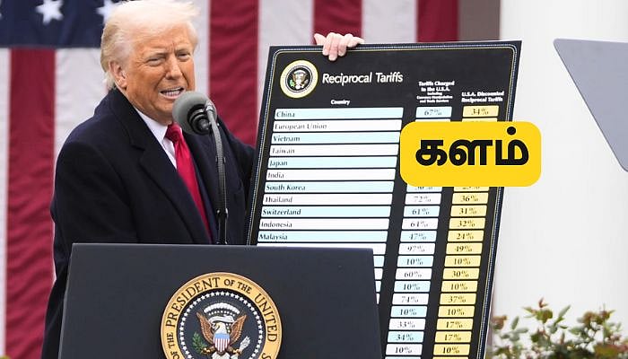 Trump Tariff : `வீழும் உலகமயமும் எழும் தேசியமயமும்..!’ - கி.வெங்கட்ராமன் | களம்
