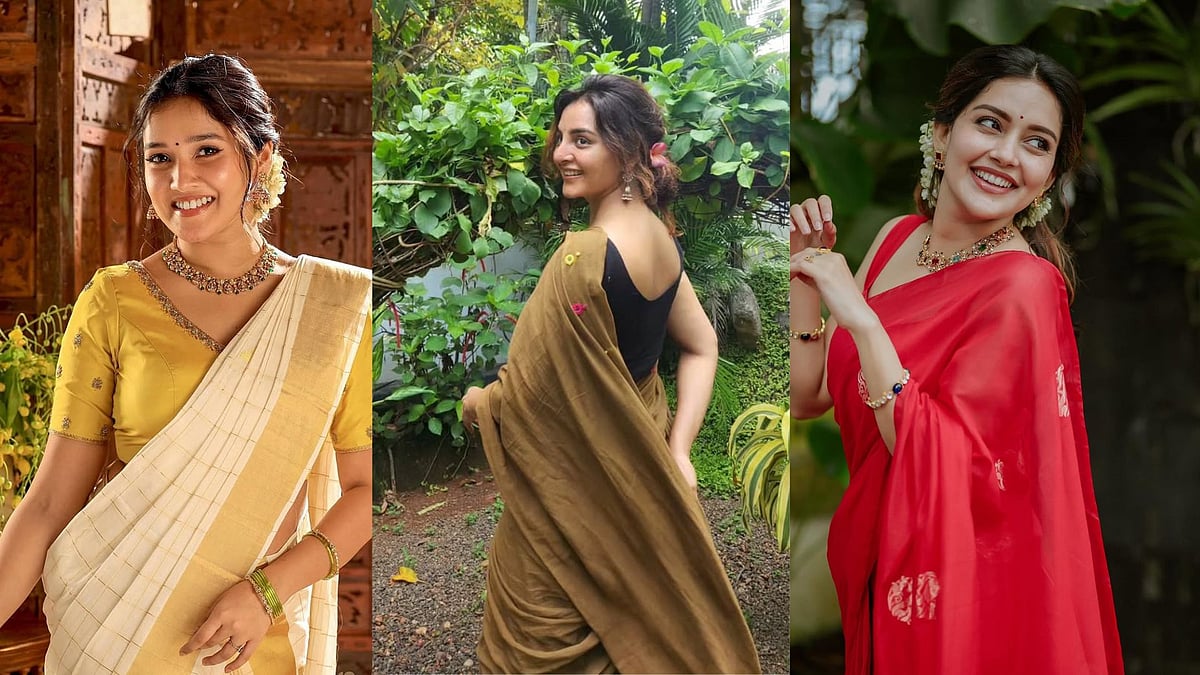 நடிகைகளின் தமிழ்ப் புத்தாண்டு மற்றும் விஷு கொண்டாட்ட க்ளிக்ஸ் |Photo Album 