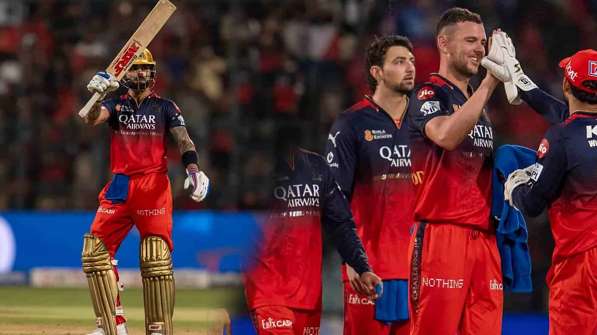 RCB vs RR : 10 பந்துகளில் போட்டியை மாற்றிய ஹேசல்வுட்; சின்னசாமியில் எப்படி வென்றது பெங்களூரு?