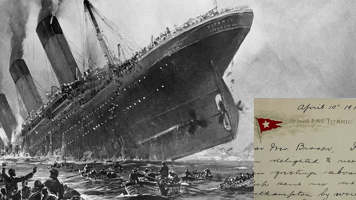 Titanic: மூழ்கும் முன் டைட்டானிக் குறித்து எழுதப்பட்ட கடிதம் ரூ.3 கோடிக்கு ஏலம்; எப்படி கிடைத்தது?