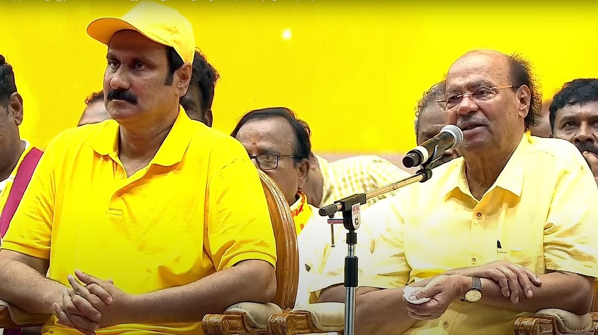 ``கூட்டணி பற்றி நான் முடிவுசெய்வேன்; நீங்கள் ஒழுங்காக..'' - பாமக மாநாட்டில் ராமதாஸ் பேசியதென்ன?