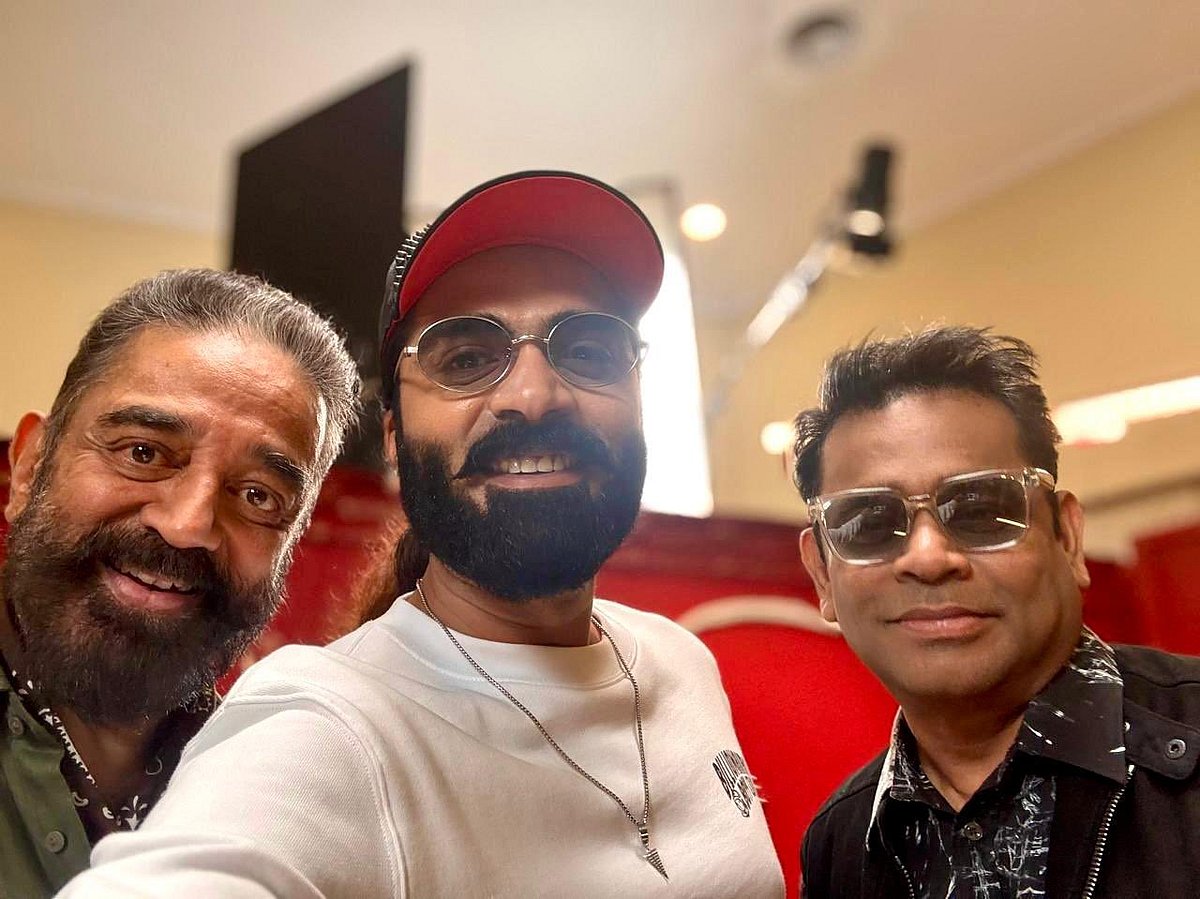 Thug Life: ``சினிமா - ஸ்டூடன்ட் - மியூசிக்'' - சிம்பு பகிர்ந்த மாஸ் புகைப்படம்!