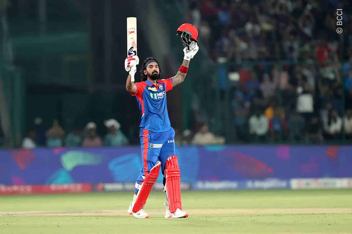KL Rahul : 'திணறிய டெல்லி; க்ளாஸாக ஆடி சதமடித்த கே.எல்.ராகுல்!