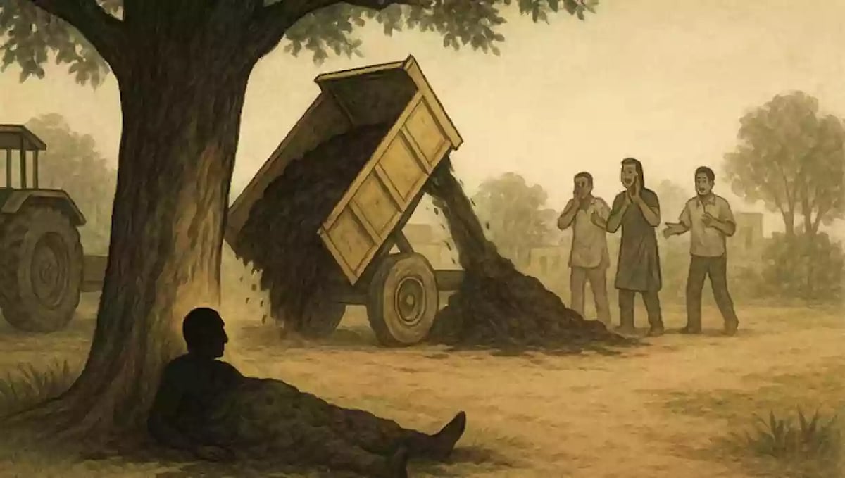 மரத்தடியில் உறங்கிய வியாபாரி; சாக்கடை கழிவை கொட்டிய மாநகராட்சி ஊழியர்கள்... உயிரிழந்த சோகம்