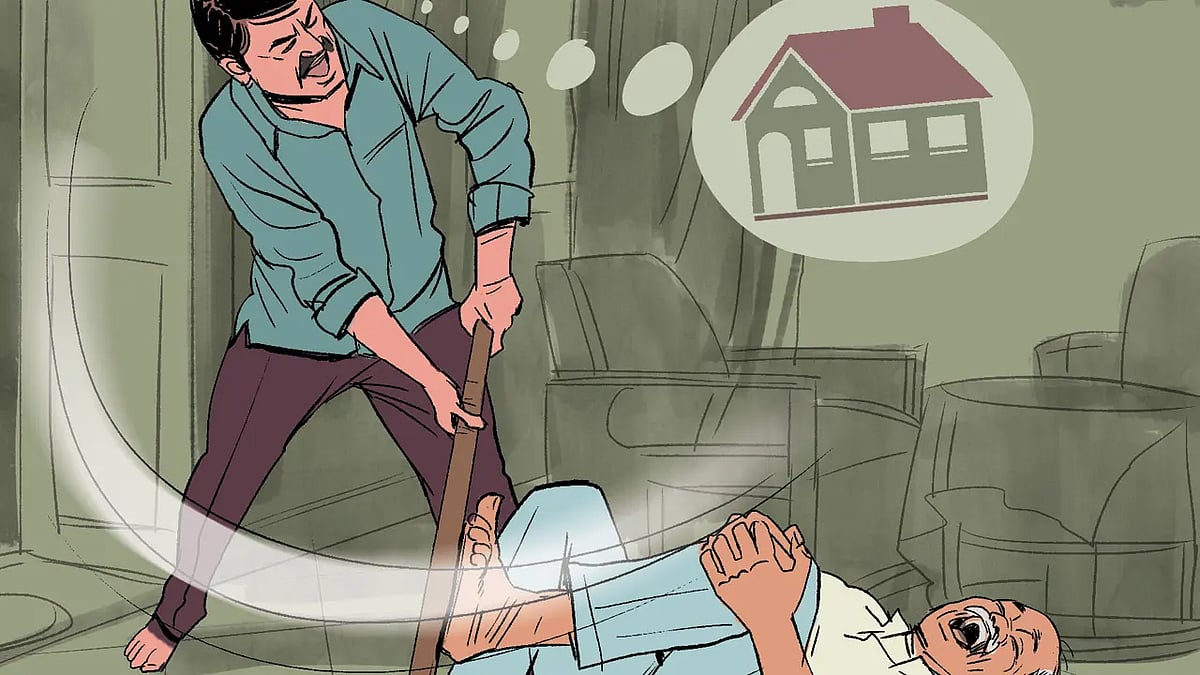 மும்பை: வீட்டை எழுதிக்கொடுக்க மறுத்த தந்தை; கட்டையால் கால்களை அடித்து உடைத்த மகன்; என்ன நடந்தது?