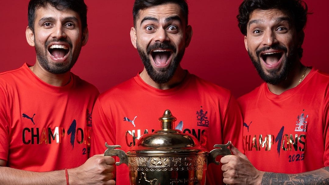 RCB : ‘ஈ சாலா கப்’ உடன் ஆர்.சி.பி சாம்பியன்ஸின் எமோஷன்ஸ் | Photo Album